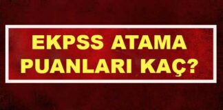 EKPSS atama puanları 2020, yerleştirme ve baraj puanı kaç (lisans-önlisans- ortaöğretim)? EKPSS 60-65 puan ile nereye girilir.