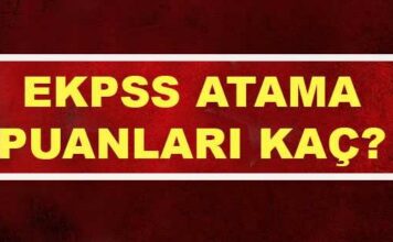 EKPSS atama puanları 2020, yerleştirme ve baraj puanı kaç (lisans-önlisans- ortaöğretim)? EKPSS 60-65 puan ile nereye girilir.