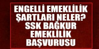 Engelli Emekliliği Şartları Nelerdir? Kimler Malulen Emekli Olur?