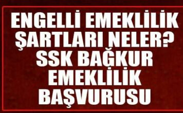 Engelli Emekliliği Şartları Nelerdir? Kimler Malulen Emekli Olur?