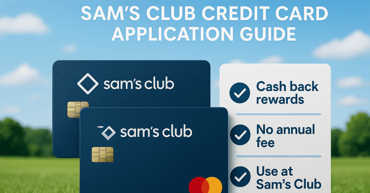 How to Apply for the Sam’s Club Credit Card – Simple Guide – ekpsstercih
